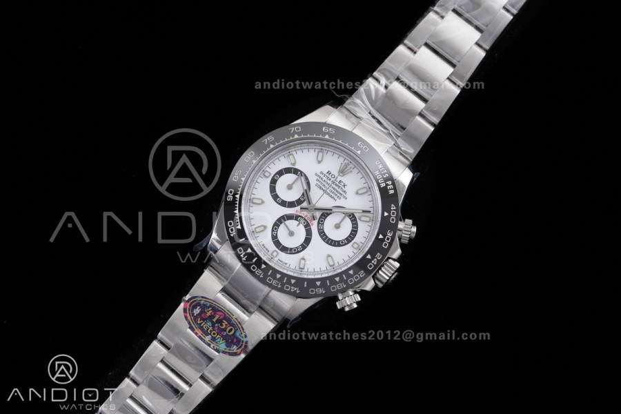 Daytona 116500 VF 1:1 Best Edition 904L Steel White Dial on SS Braclet DD4130