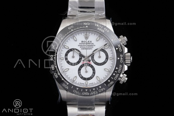 Daytona 116500 VF 1:1 Best Edition 904L Steel Whit...