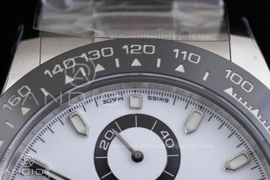 Daytona 116500 VF 1:1 Best Edition 904L Steel White Dial on SS Braclet DD4130