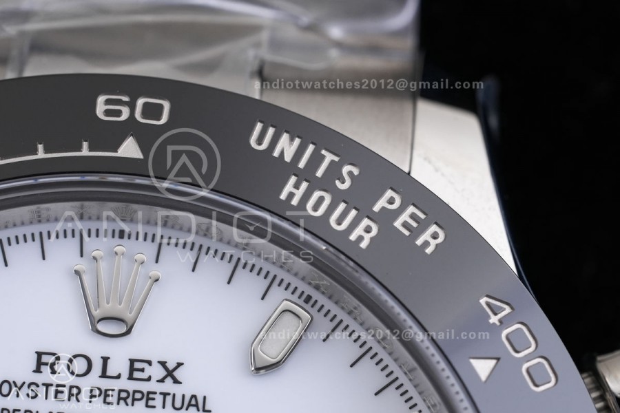 Daytona 116500 VF 1:1 Best Edition 904L Steel White Dial on SS Braclet DD4130