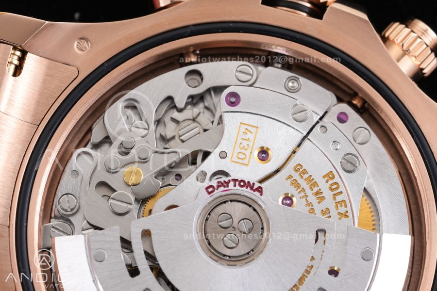 Daytona 116505 VF 1:1 Best Edition 904L Steel Chocolate Dial on RG Braclet DD4130