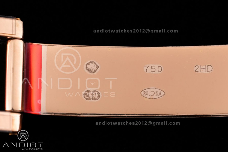 Daytona 116505 VF 1:1 Best Edition 904L Steel Chocolate Dial on RG Braclet DD4130