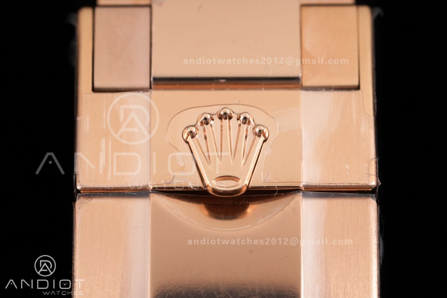 Daytona 116505 VF 1:1 Best Edition 904L Steel RG Crystal Dial on RG Braclet DD4130