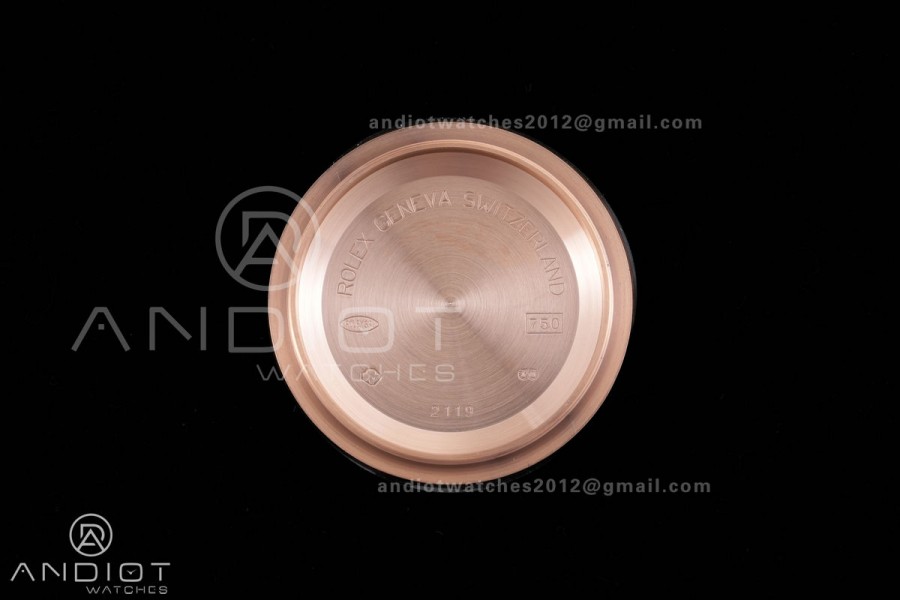 Daytona 116505 VF 1:1 Best Edition 904L Steel RG Crystal Dial on RG Braclet DD4130