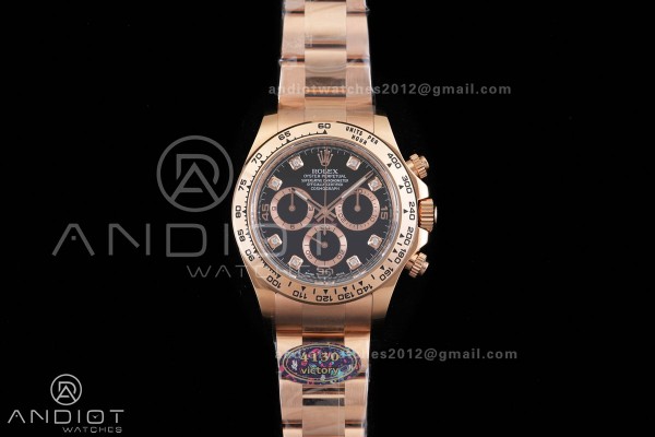 Daytona 116505 VF 1:1 Best Edition 904L Steel Blac...