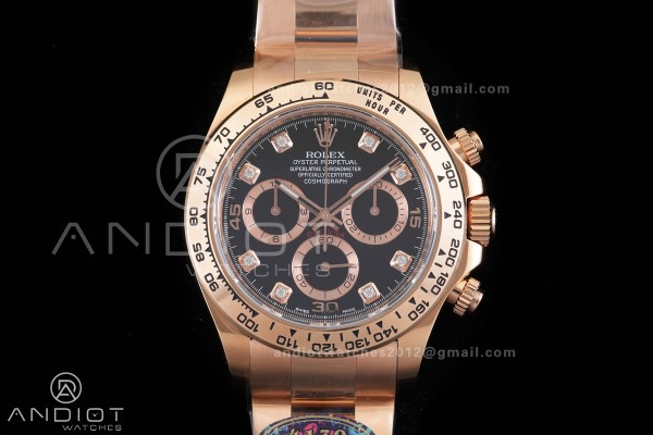 Daytona 116505 VF 1:1 Best Edition 904L Steel Blac...