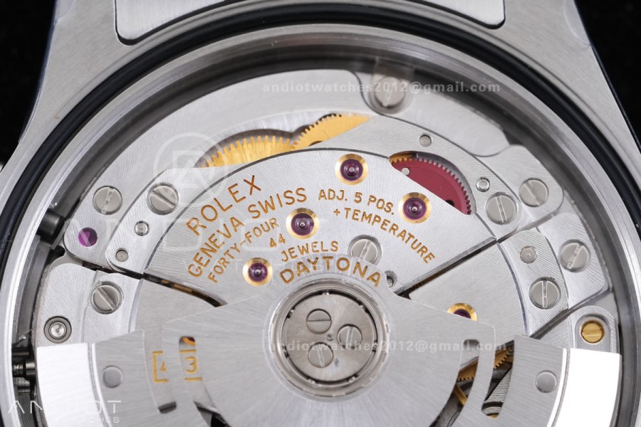 Daytona 116520 VF 1:1 Best Edition 904L Steel White Dial on SS Braclet DD4130