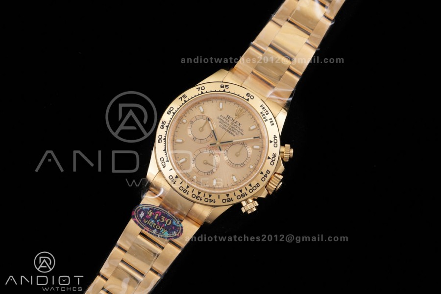 Daytona 116508 VF 1:1 Best Edition 904L Steel YG Dial on YG Braclet DD4130