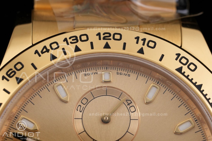 Daytona 116508 VF 1:1 Best Edition 904L Steel YG Dial on YG Braclet DD4130