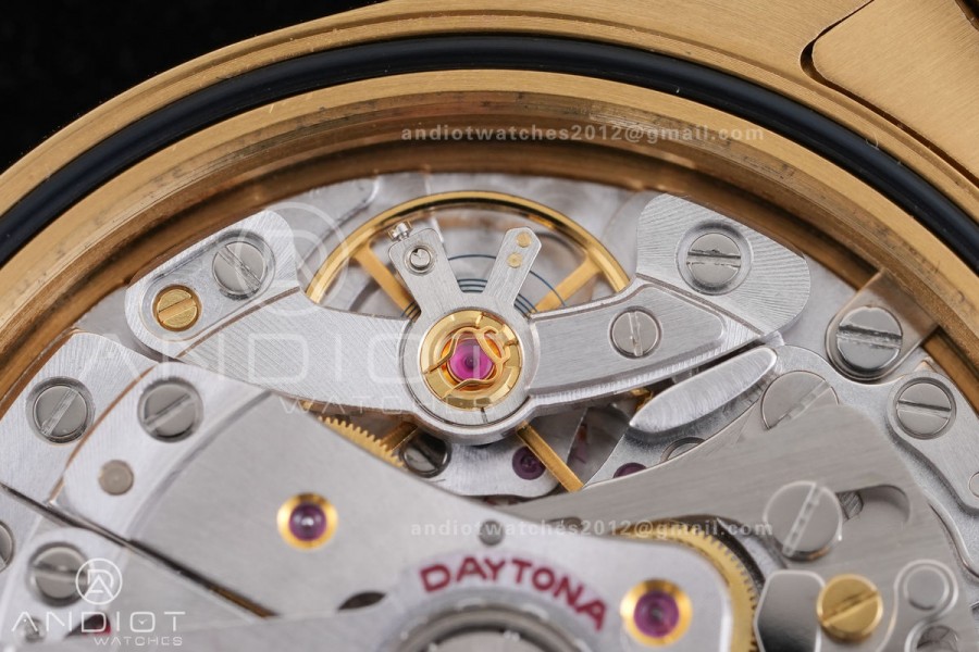 Daytona 116508 VF 1:1 Best Edition 904L Steel Black Stick Dial on YG Braclet DD4130