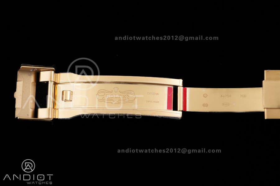 Daytona 116508 VF 1:1 Best Edition 904L Steel Black Stick Dial on YG Braclet DD4130