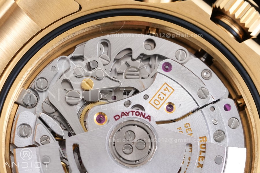 Daytona 116508 VF 1:1 Best Edition 904L Steel Black Diamonds Dial on YG Braclet DD4130