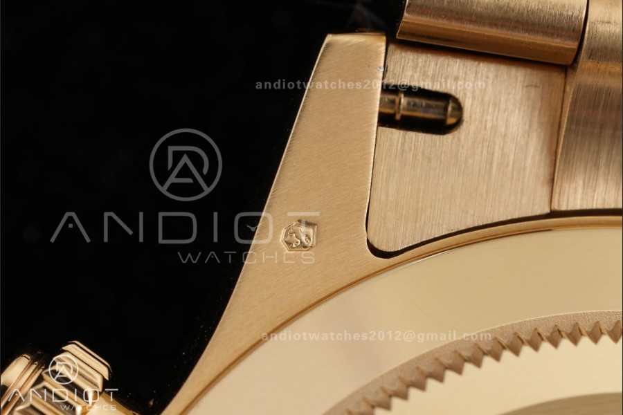 Daytona 116508 VF 1:1 Best Edition 904L Steel Black Diamonds Dial on YG Braclet DD4130