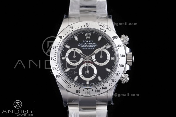 Daytona 116520 VF 1:1 Best Edition 904L Steel Blac...