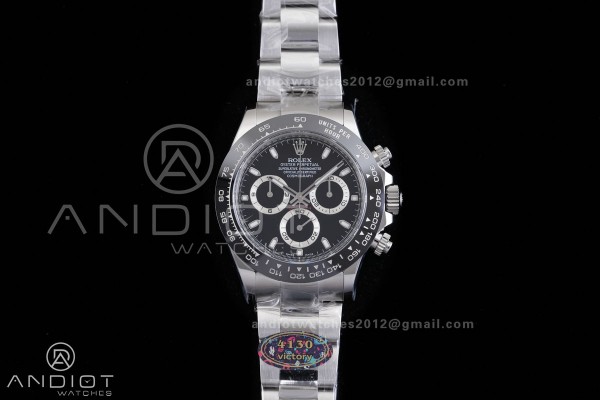 Daytona 116500 VF 1:1 Best Edition 904L Steel Blac...