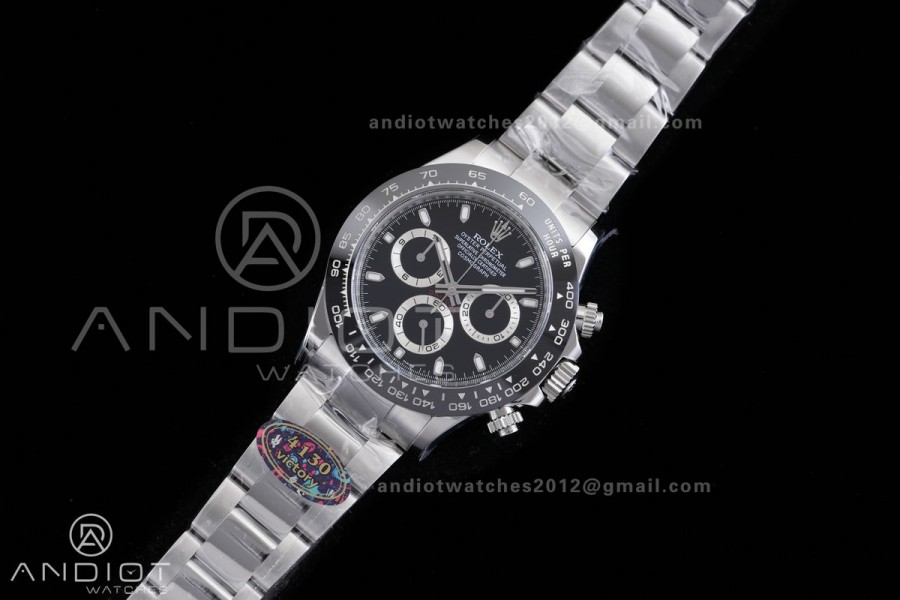 Daytona 116500 VF 1:1 Best Edition 904L Steel Black Dial on SS Braclet DD4130