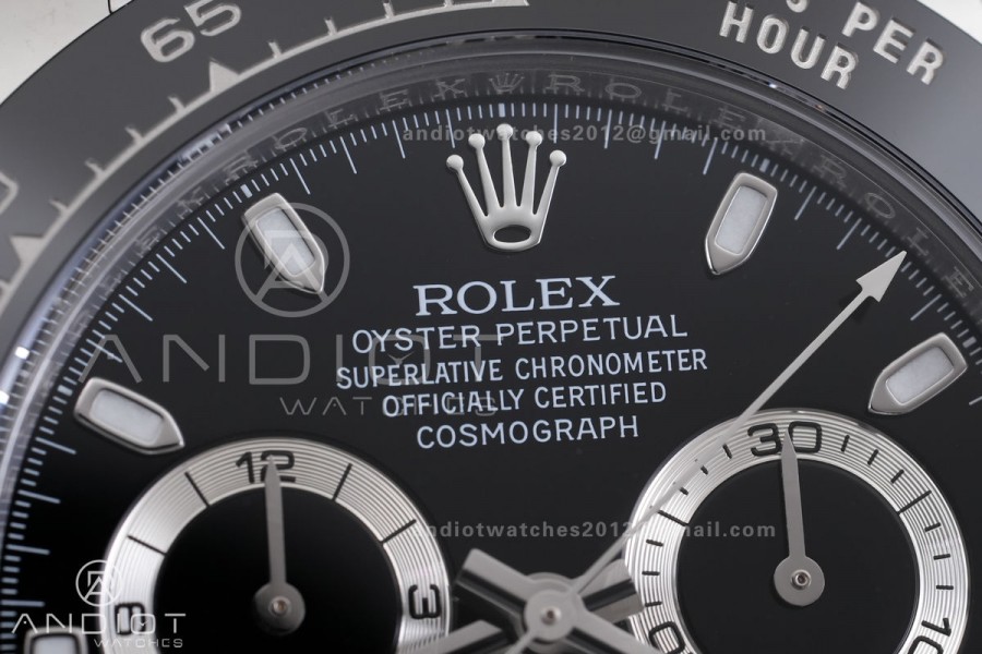 Daytona 116500 VF 1:1 Best Edition 904L Steel Black Dial on SS Braclet DD4130