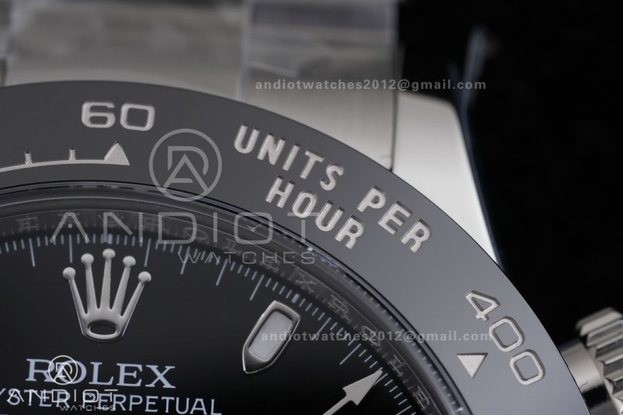 Daytona 116500 VF 1:1 Best Edition 904L Steel Black Dial on SS Braclet DD4130