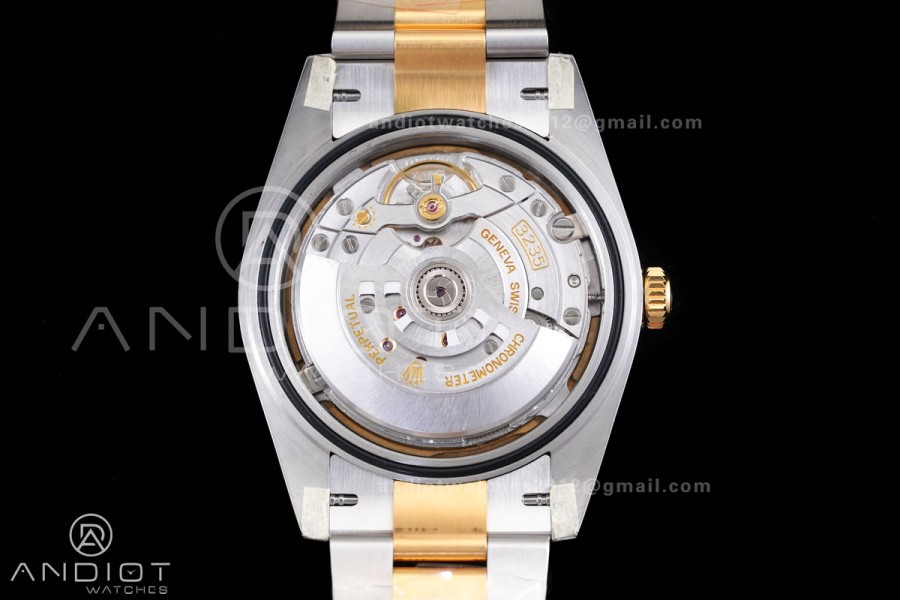 DateJust 41 126333 SS/YG VF 1:1 Best Edition 904L Steel YG Textured Dial on SS/YG Oyster Bracelet DD3235