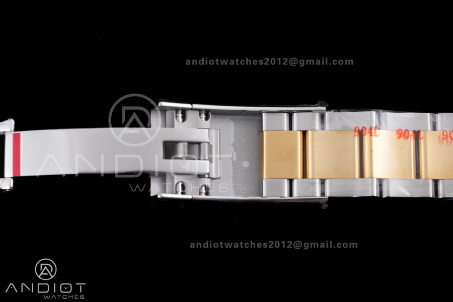 DateJust 41 126333 SS/YG VF 1:1 Best Edition 904L Steel YG Textured Dial on SS/YG Oyster Bracelet DD3235