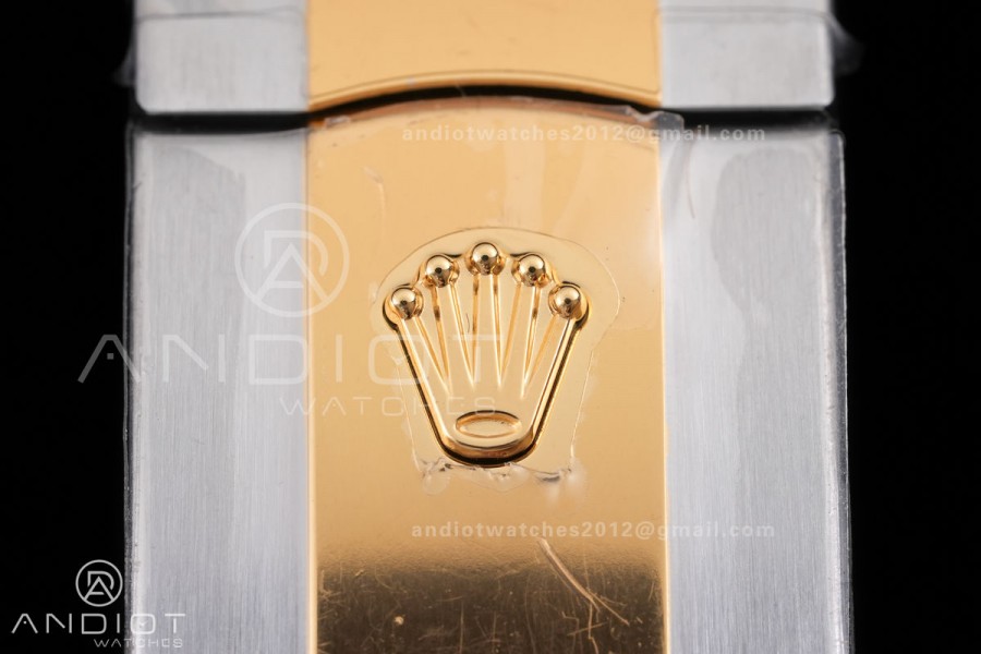 DateJust 41 126333 SS/YG VF 1:1 Best Edition 904L Steel YG Stick Dial on SS/YG Oyster Bracelet DD3235