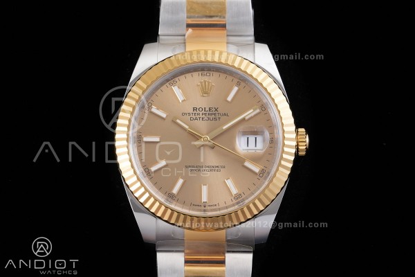 DateJust 41 126333 SS/YG VF 1:1 Best Edition 904L ...