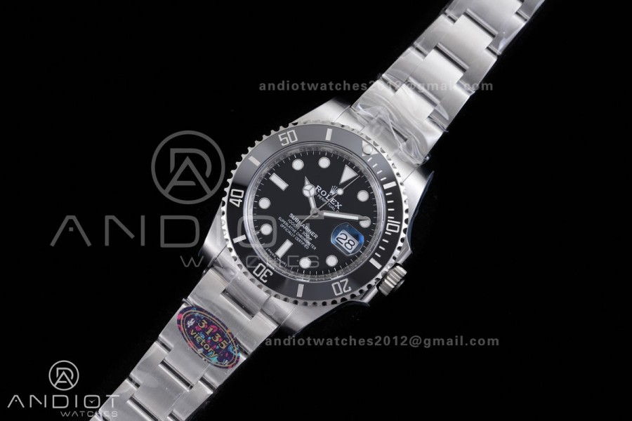 Submariner 116610 LN Black Ceramic VF 1:1 Best Edition 904L Steel on SS Bracelet DD3135