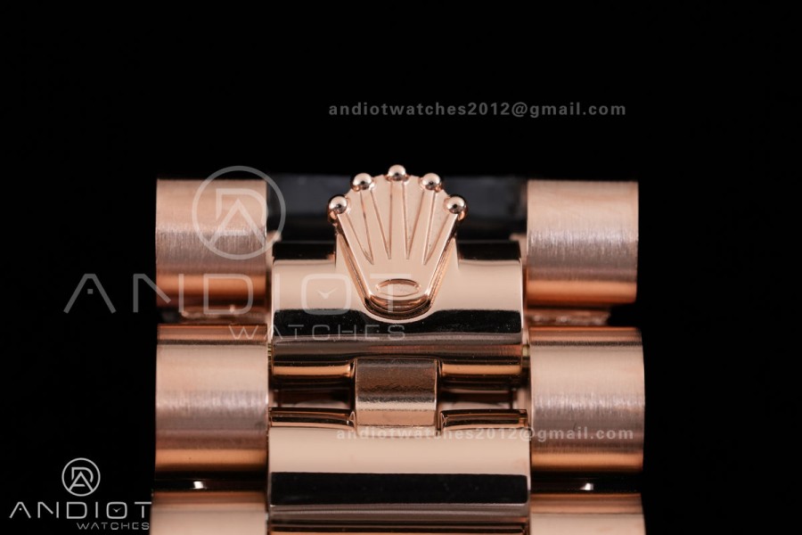 DayDate 40mm 228235 VSF Gain Weight V2 1:1 Best Edition Brown Roman Dial on President Bracelet VS3255