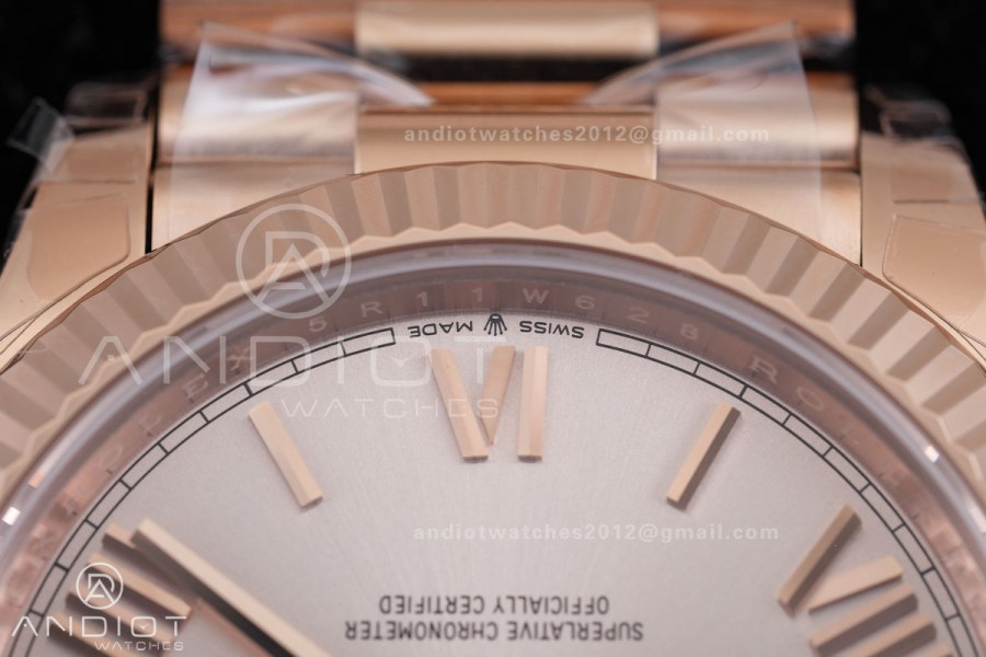 DayDate 40MM 228235 Gain Weight V2 VSF 1:1 Best Edition RG Roman Dial on President Bracelet VS3255