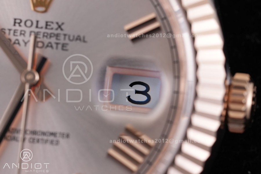 DayDate 40MM 228235 Gain Weight V2 VSF 1:1 Best Edition RG Roman Dial on President Bracelet VS3255