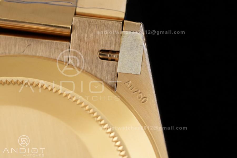 Day Date 228238 40mm Gain Weight V2 VSF 1:1 Best Edition Green Dial Roman Marker On YG President Bracelet DD3255