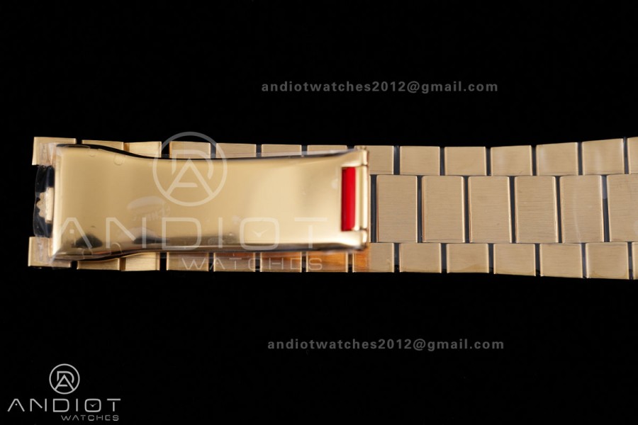 Day Date 228238 40mm Gain Weight V2 VSF 1:1 Best Edition Green Dial Roman Marker On YG President Bracelet DD3255