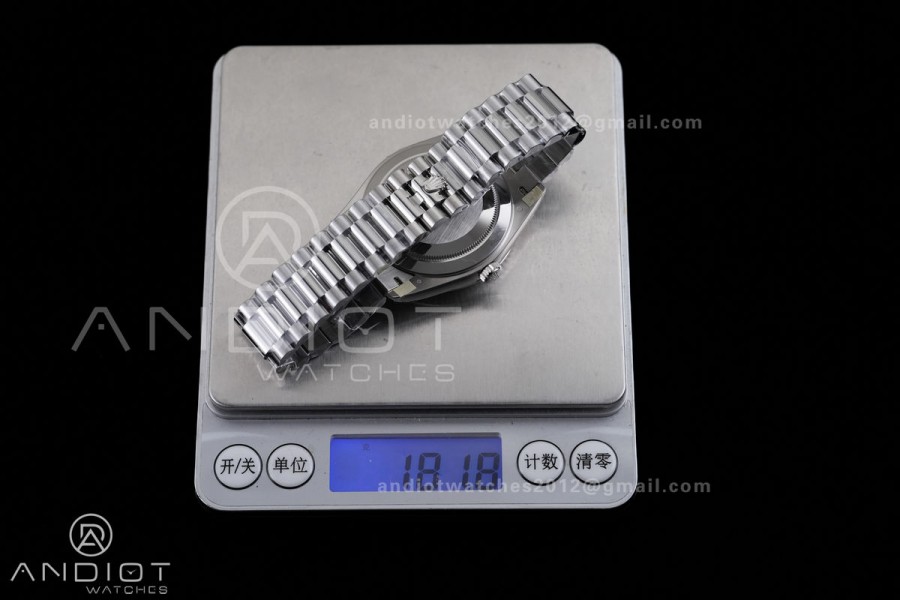 Day Date 228239 40mm Gain Weight V2 VSF 1:1 Best Edition Black Dial T Diamond Marker On President Bracelet DD3255