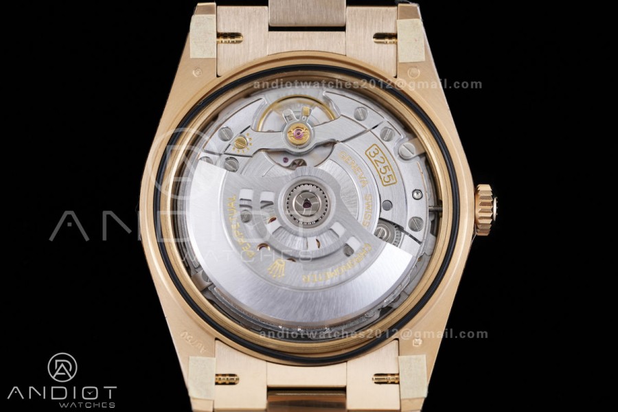 Day Date 228238 40mm 904L YG VSF 1:1 Best Edition Green Ombre Roman Dial On YG President Bracelet DD3255