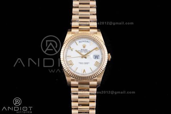 DayDate 40 228238 VSF 1:1 Best Edition White Roman...