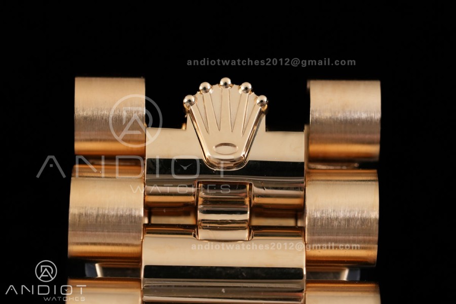 DayDate 40 228238 VSF 1:1 Best Edition White Roman Dial on President Bracelet VS3255