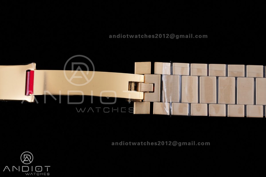 DayDate 228238 40mm VSF 1:1 Best Edition Black Dial T Diamond Marker On YG President Bracelet DD3255