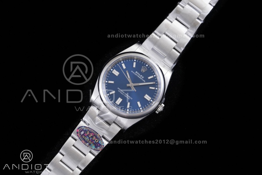 Oyster Perpetual 126000 36mm VF 1:1 Best Edition 904L Steel Blue Dial DD3230