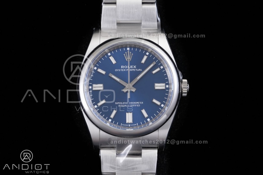 Oyster Perpetual 126000 36mm VF 1:1 Best Edition 904L Steel Blue Dial DD3230
