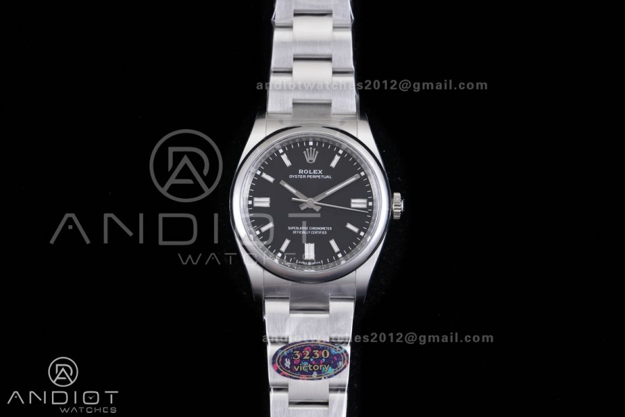 Oyster Perpetual 126000 36mm VF 1:1 Best Edition 904L Steel Black Dial DD3230