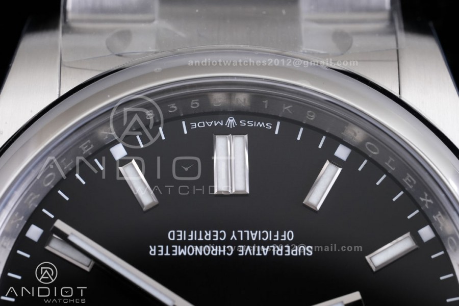 Oyster Perpetual 126000 36mm VF 1:1 Best Edition 904L Steel Black Dial DD3230