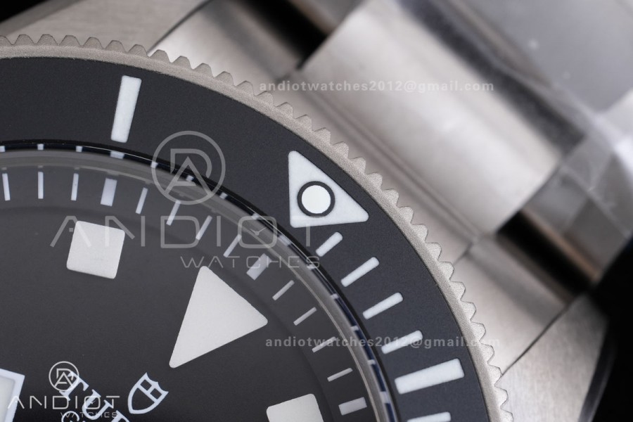 Pelagos M2543C1A 43mm Black Ceramic Ti V2 ZF 1:1 Best Edition Black Dial On Titanium Bracelet A2824