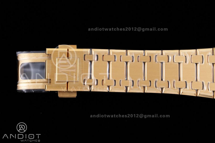 Royal Oak 39mm 16202 50th YG ZF 1:1 Best Edition YG Smoked Dial On YG Bracelet A7121