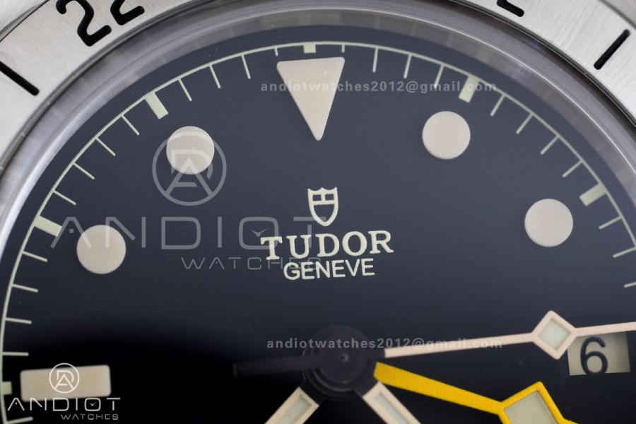 Black Bay M79470 GMT SS ZF 1:1 Best Edition Black Dial On SS Bracelet Super Clone 3186