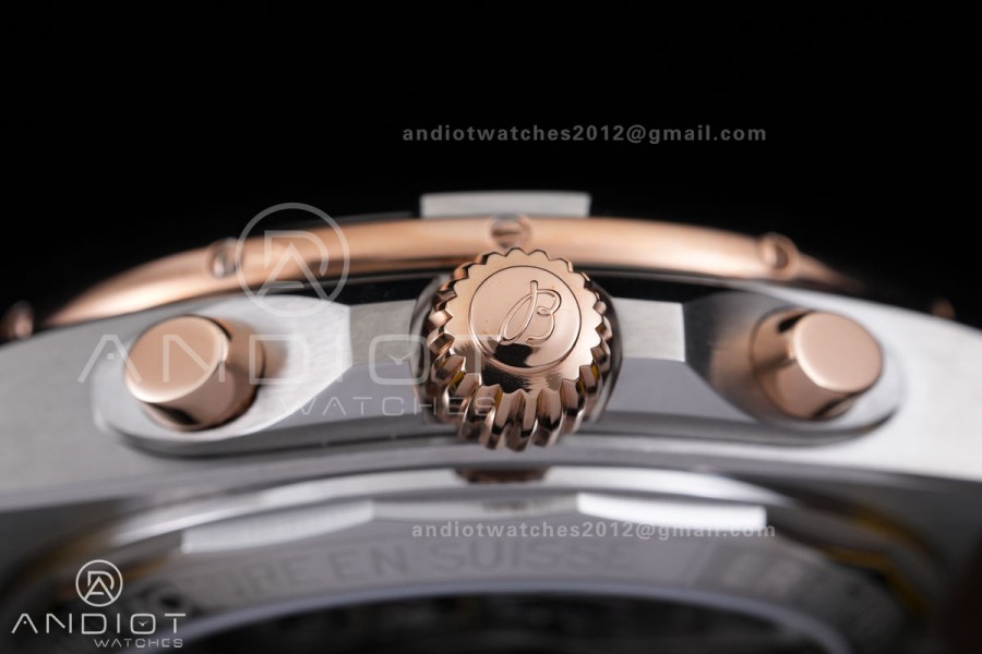 Super Chronomat B01 42MM RG/LE Black/Stk Dial BLF A7750