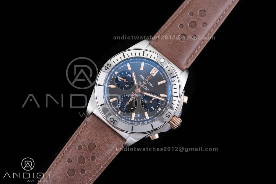 Super Chronomat B01 42MM RG/LE Black/Stk Dial BLF A7750