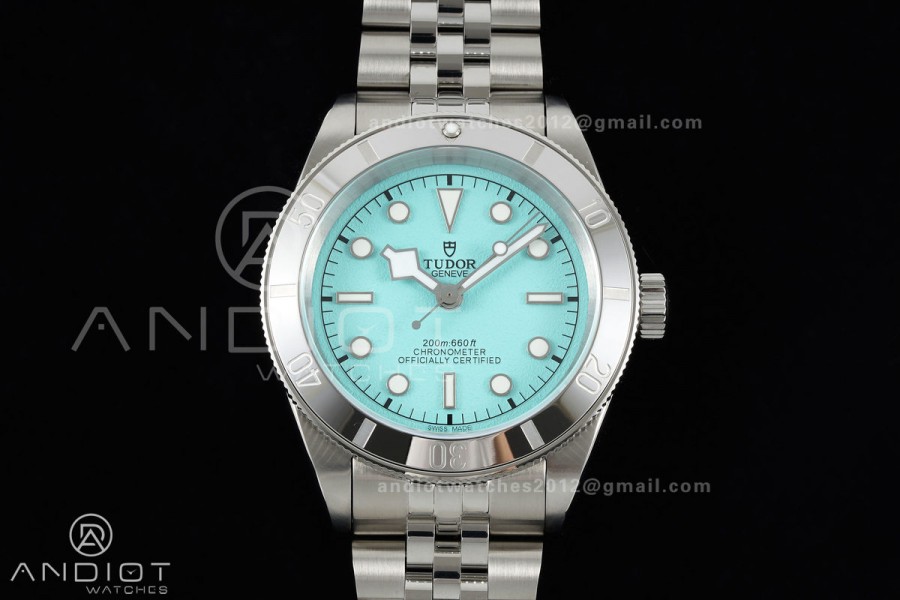 Black bay 41 BLF 1:1 Best Edition Polishing Bezel Tiffany Blue Dial on Jubilee Strap A2824