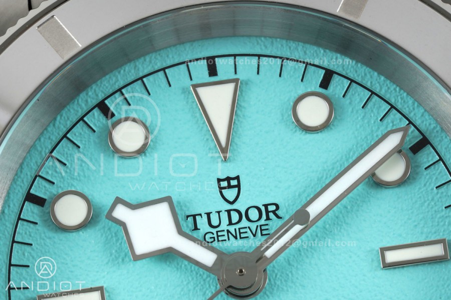 Black bay 41 BLF 1:1 Best Edition Polishing Bezel Tiffany Blue Dial on Jubilee Strap A2824