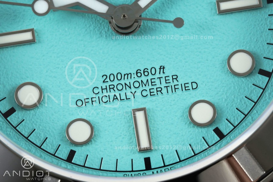 Black bay 41 BLF 1:1 Best Edition Polishing Bezel Tiffany Blue Dial on Jubilee Strap A2824