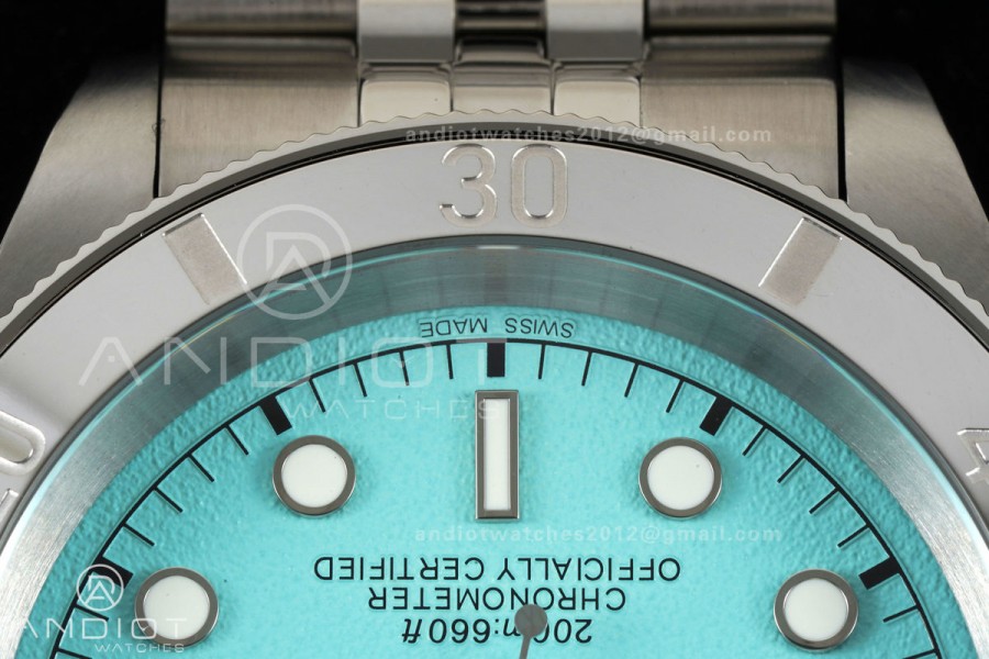 Black bay 41 BLF 1:1 Best Edition Polishing Bezel Tiffany Blue Dial on Jubilee Strap A2824